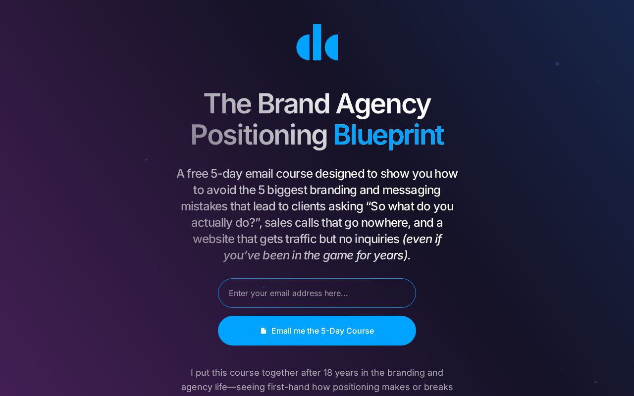 The Brand Agency Positioning Blueprint